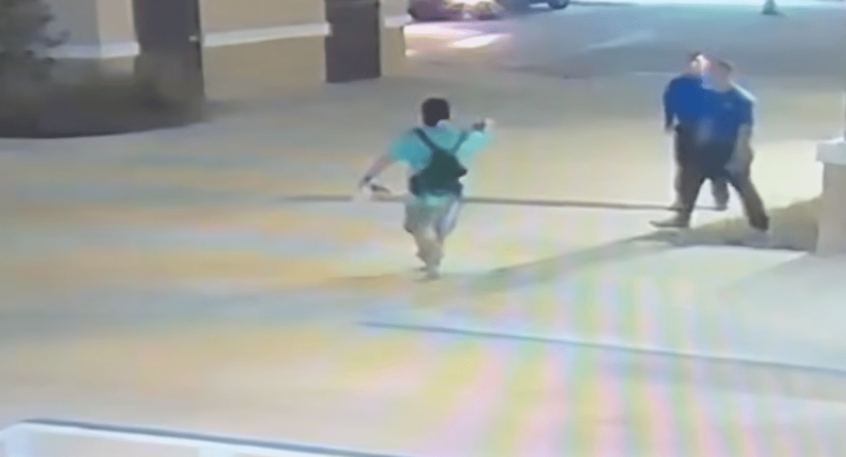 Ax-wielding suspect subdued by teen military recruit’s MMA takedown in car wash clash caught on video